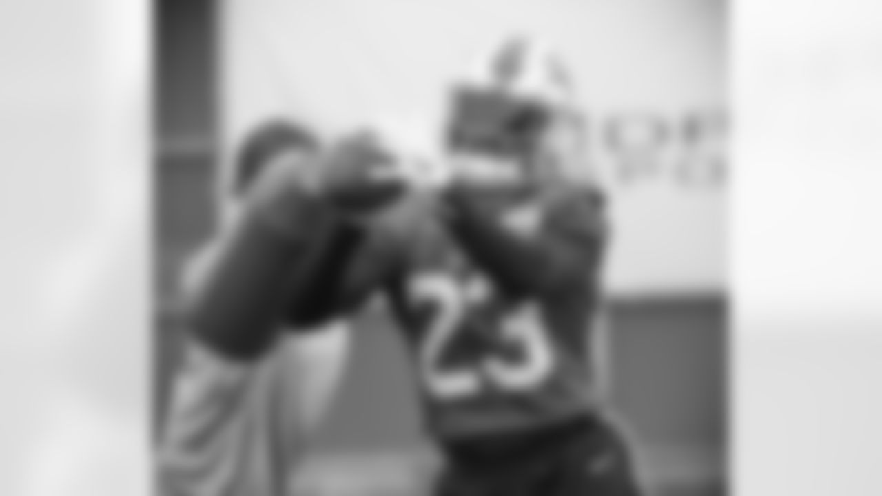 Micah Hyde (23). Buffalo Bills Week 10 practice, November 11, 2020.
Photo by Bill Wippert