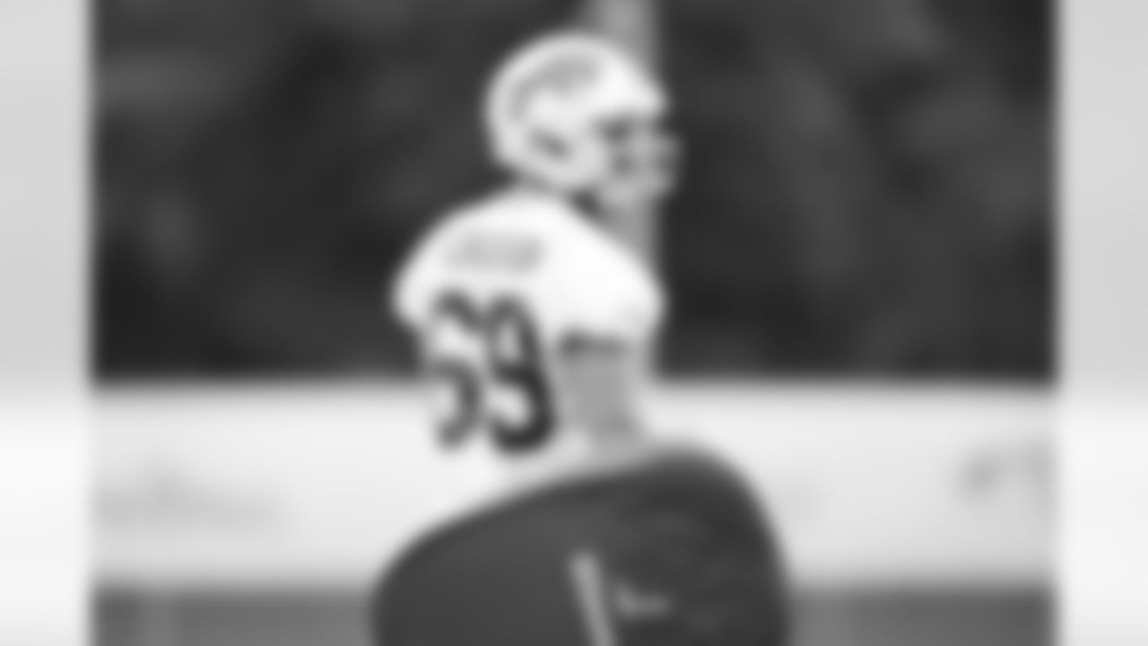 Reid Ferguson (69). Buffalo Bills Training Camp at One Bills Drive, August 22, 2022. Photo by Ben Green