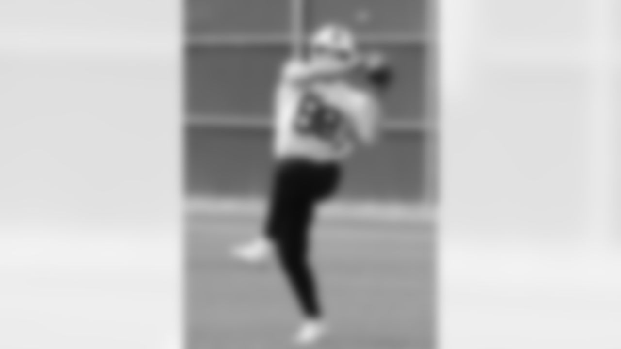 Dawson Knox (88). Buffalo Bills Organized Team Activity, May 23, 2023 at One Bills Drive.