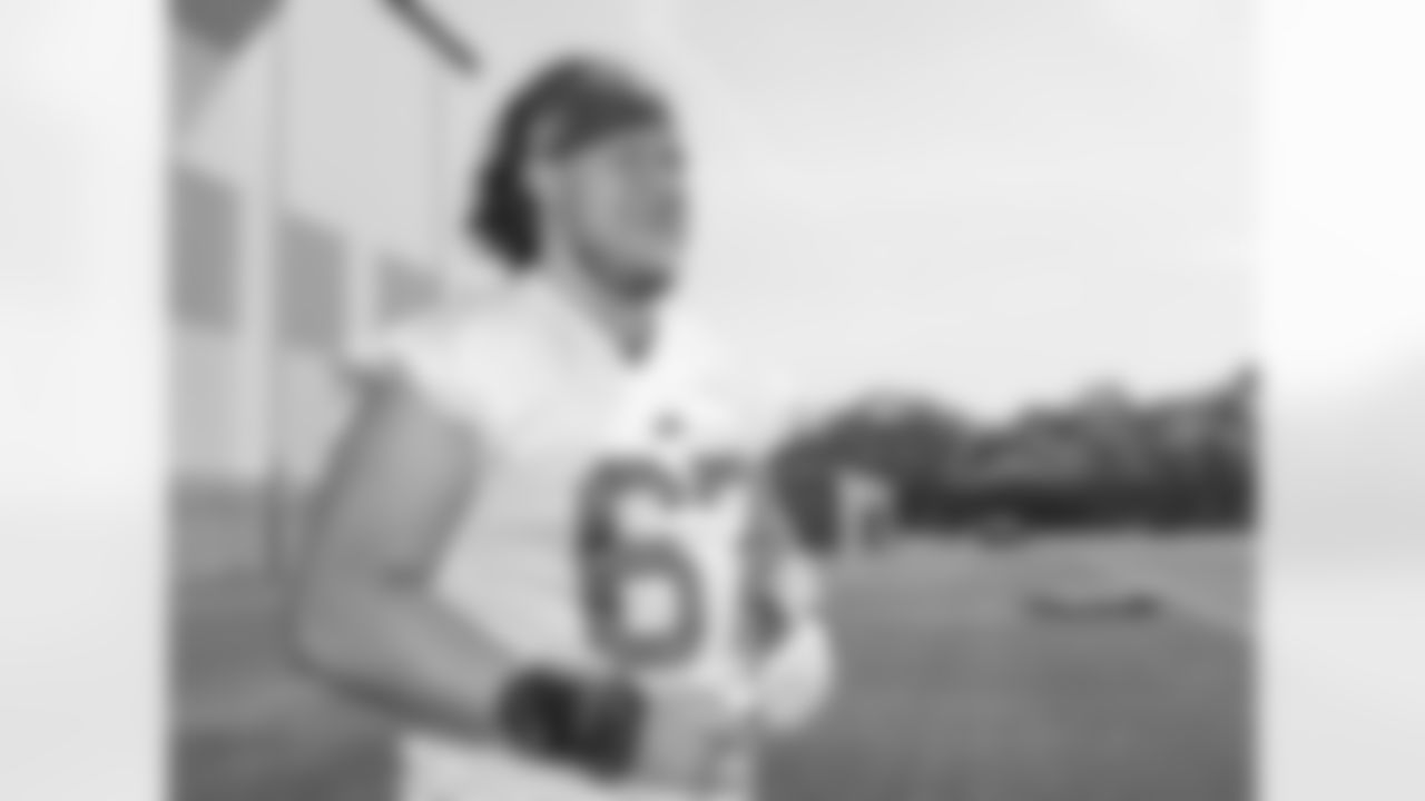 Luke Tenuta (67). Week Two of Buffalo Bills OTA's, May 31, 2022. Photo by Bill Wippert