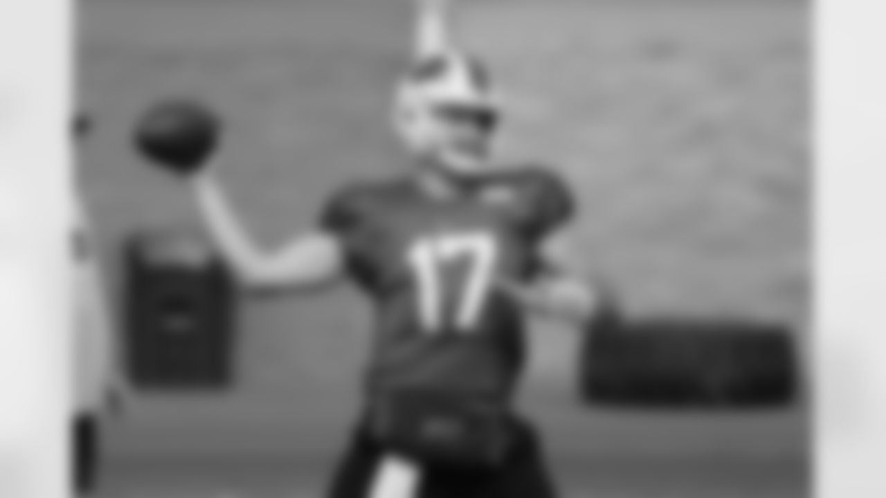 Josh Allen (17). Buffalo Bills Week 6 practice, October 12, 2022 at One Bills Drive.
