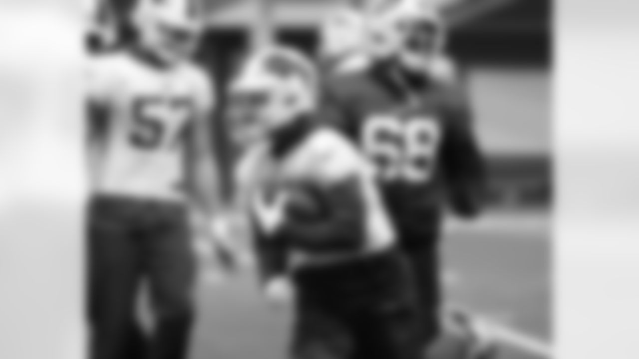 Jordan Poyer (21). Buffalo Bills Wild Card Week practice, January 12, 2022. Photo by Bill Wippert