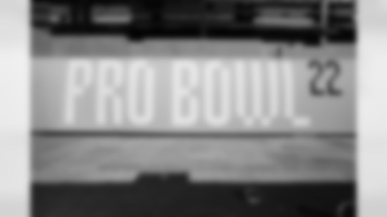AFC Pro Bowl practice on Feb 3, 2022 at the Las Vegas Ball Park in Las Vegas, Nevada. Photo by Ben Green