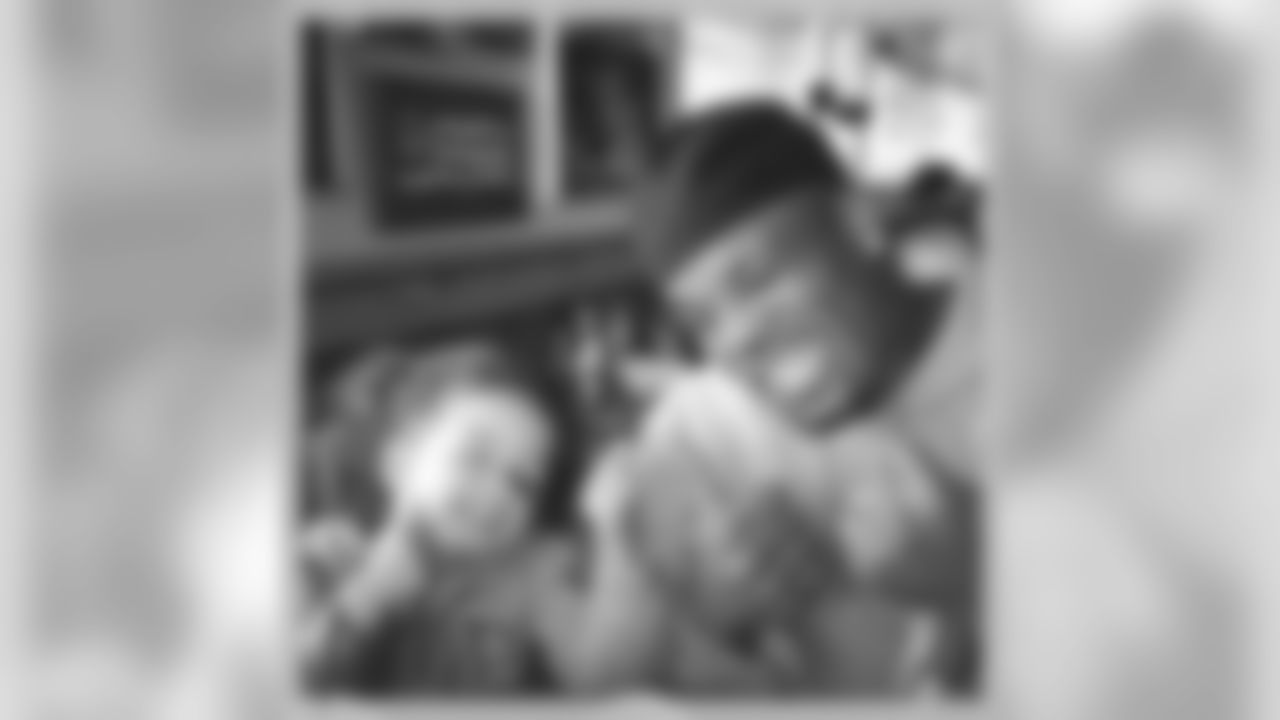 Fred Jackson with his daughter