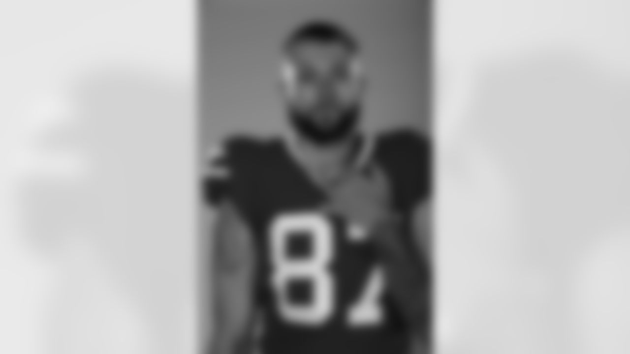 Tanner Gentry (87) at Buffalo Bills 2021 Media Day. July 27, 2021.
Photo by Bill Wippert