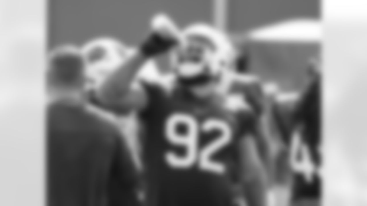 DaQuan Jones (92). Buffalo Bills Training Camp, August 29, 2022 at One Bills Drive. Photo by Bill Wippert
