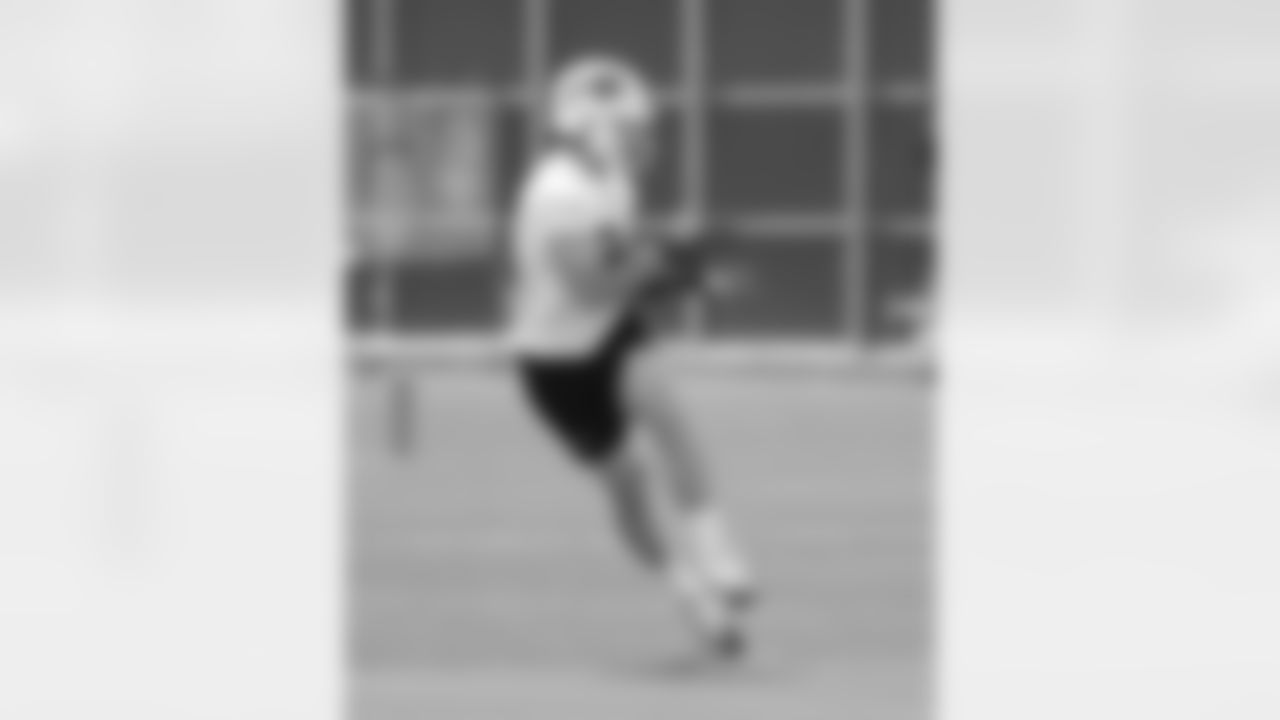 Zach Davidson (84) at Buffalo Bills Rookie Camp, May 12, 2023 at One Bills Drive.