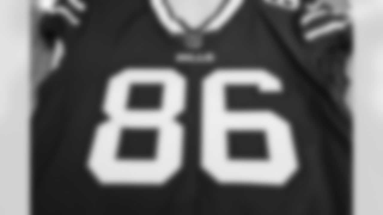 Views of Dalton Kincaid's jersey at ADPRO Sports on April 28, 2023.