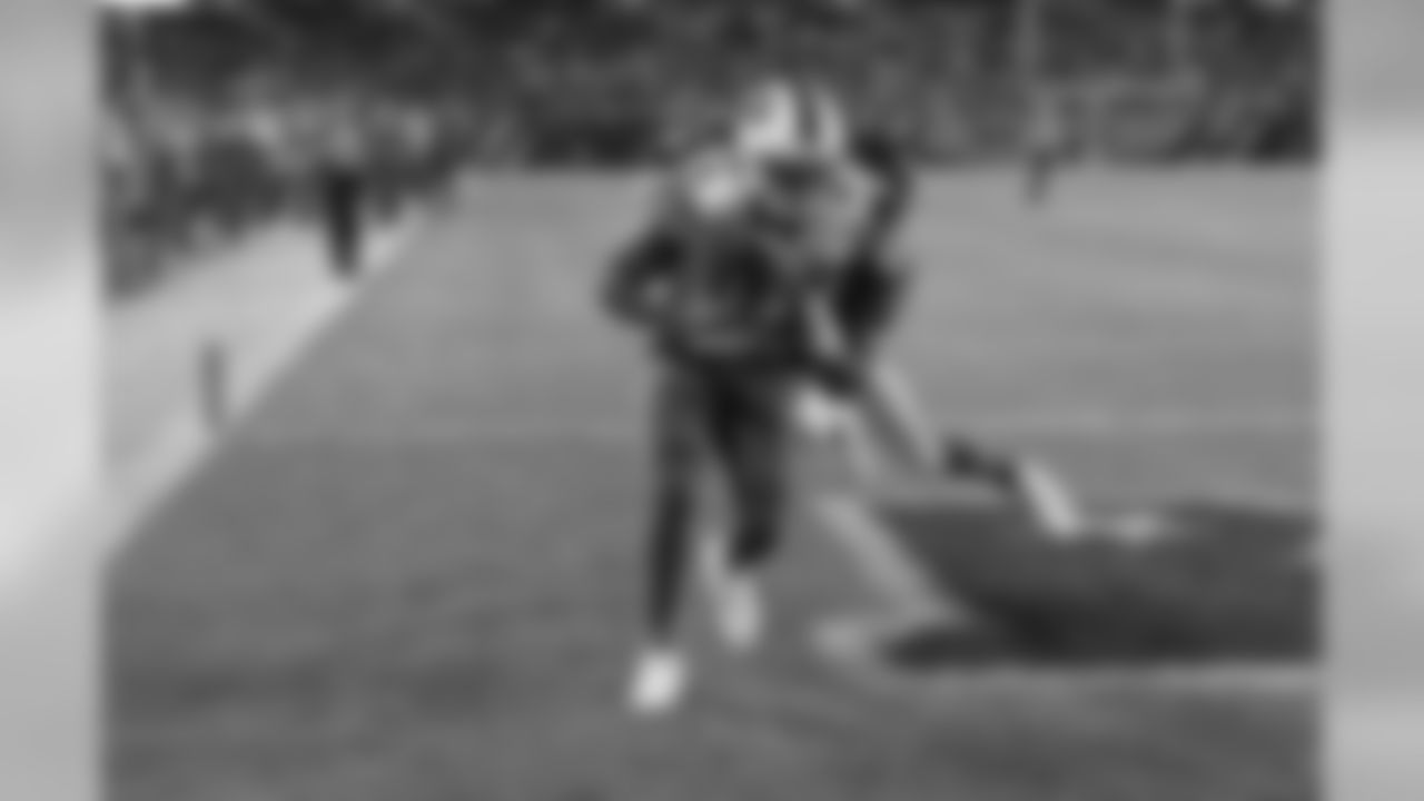 Buffalo Bills wide receiver Robert Foster (8) touchdown Buffalo Bills at Chicago Bears, August 30, 2018 at Soldier Field.
Photo by Bill Wippert