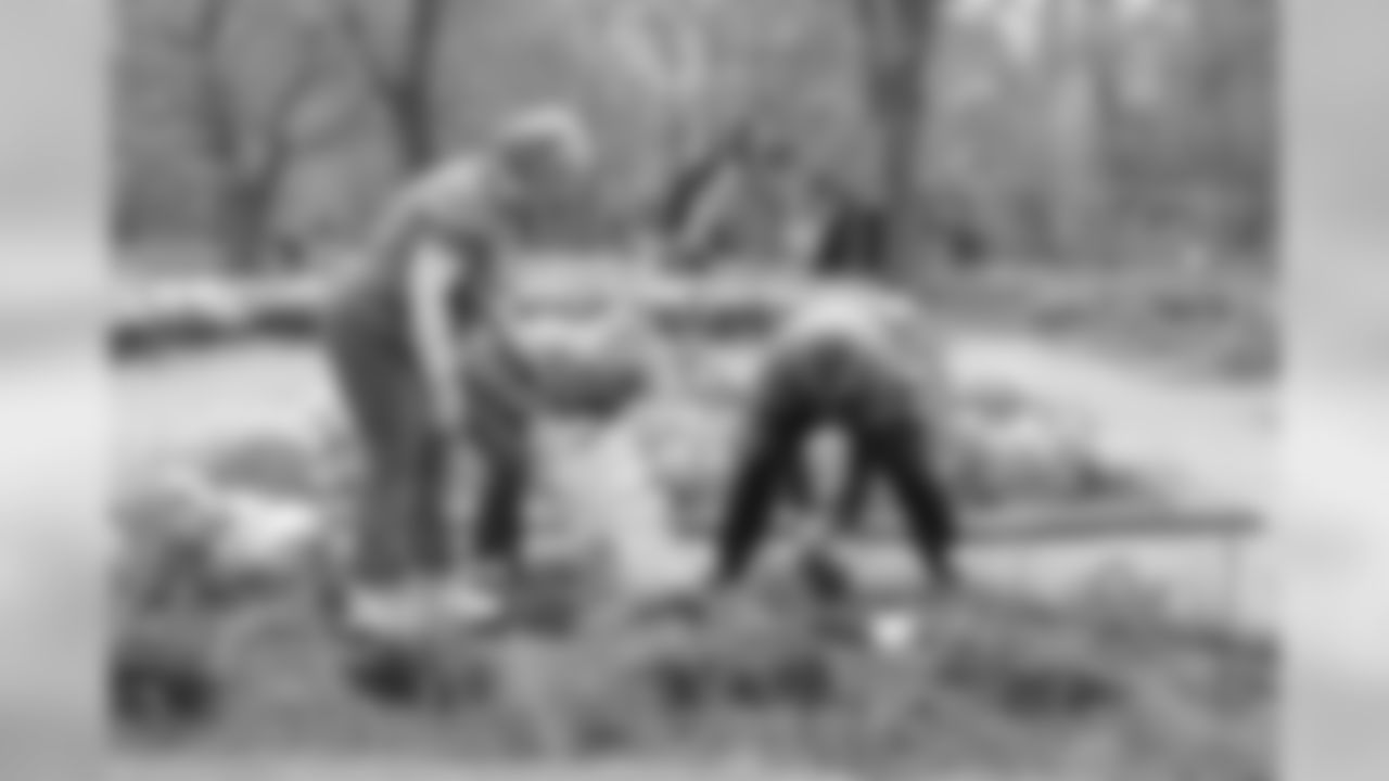 Staff Volunteer Day/Huddle at Delaware Park in Buffalo, NY on May 17, 2019.
Photo by Rob Marczynski