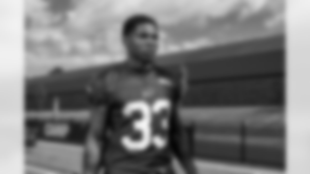 Siran Neal (33). Day Five of Buffalo Bills Training Camp at St. John Fisher July 29, 2022. Photo by Ben Green