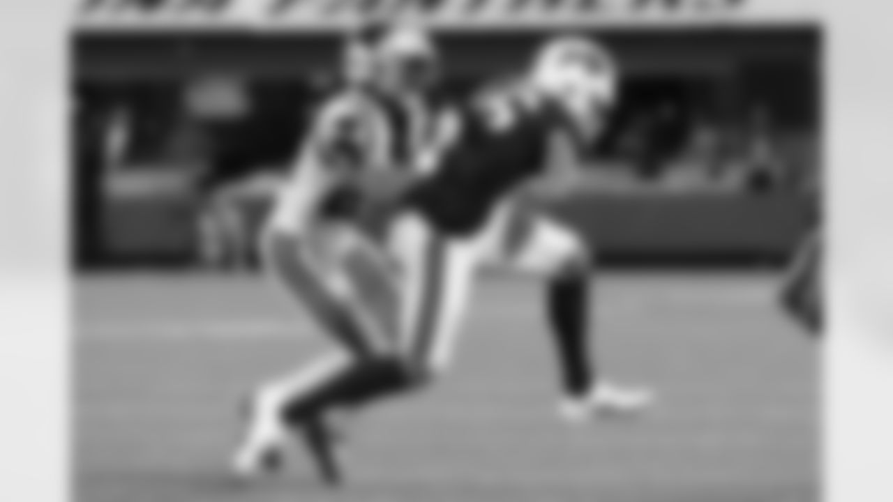 Isaiah Hodgins (16). Buffalo Bills vs Carolina Panthers, Preseason Week 3, August 26, 2022 at Bank of America Stadium. Photo by Bill Wippert