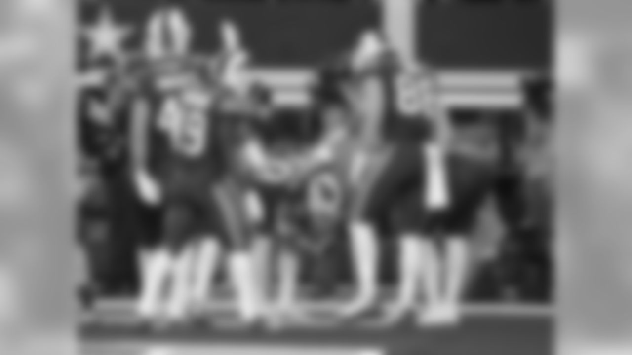 Buffalo Bills wide receiver Cole Beasley (10) touchdown Buffalo Bills vs Dallas Cowboys, November 28, 2019 at AT&T Stadium.
Photo by Bill Wippert