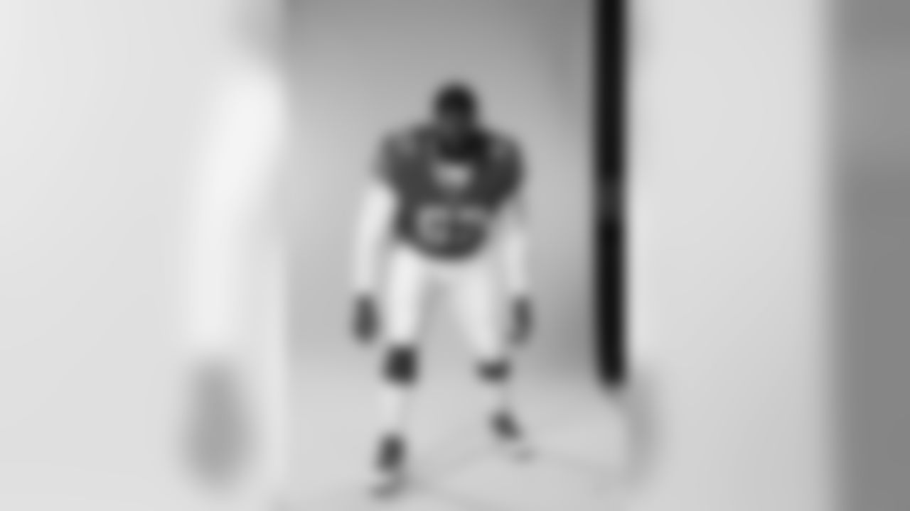 Quinton Spain. Buffalo Bills Media Day, August 1, 2020.
Photo by Bill Wippert