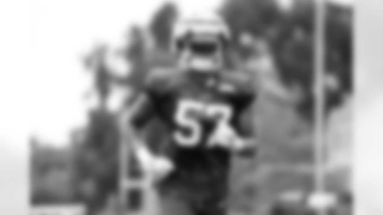 A.J. Epenesa (57). Day 10 of Buffalo Bills Training Camp at St. John Fisher, August 8, 2022. Photo by Ben Green