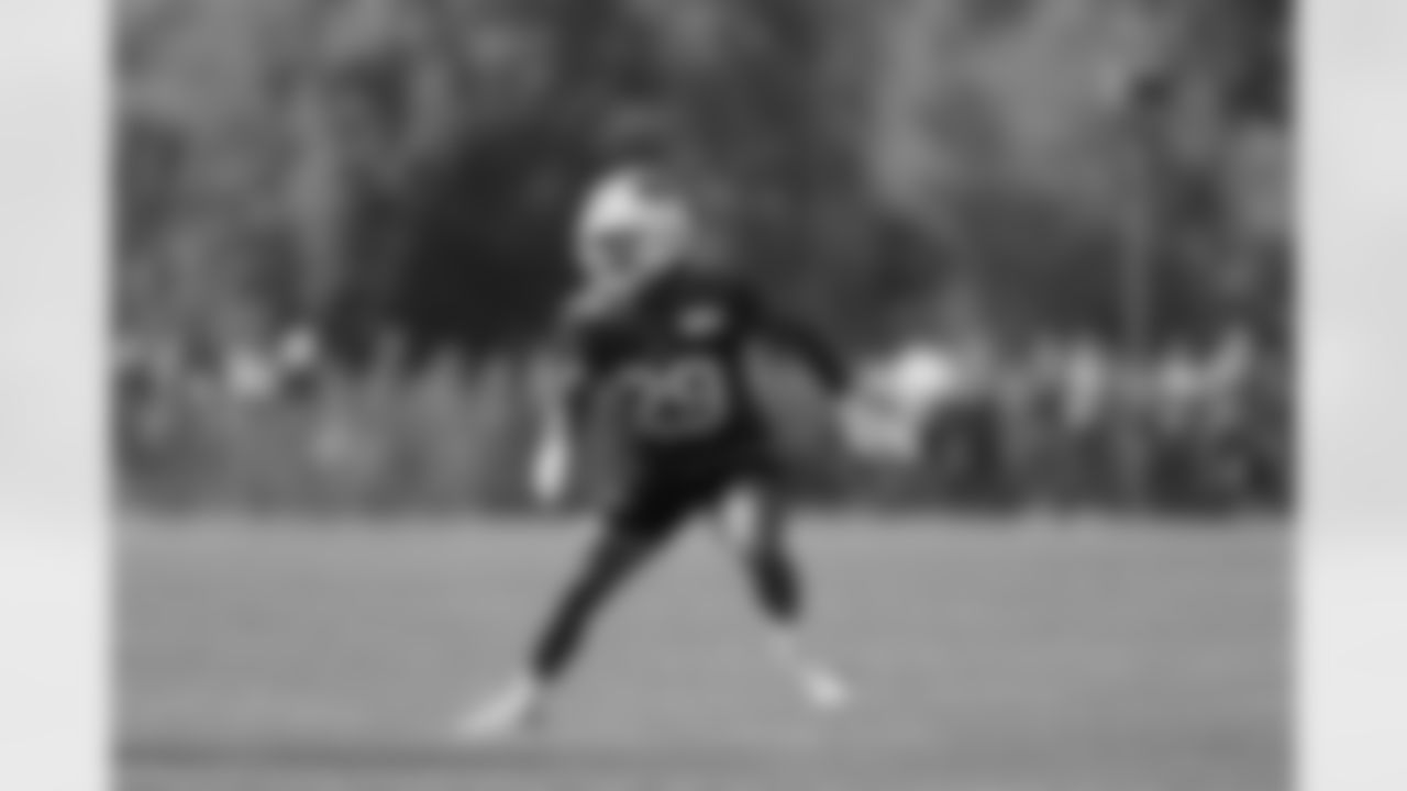 Alex Austin (29). Buffalo Bills Training Camp at St. John Fisher University, July 28, 2023.
