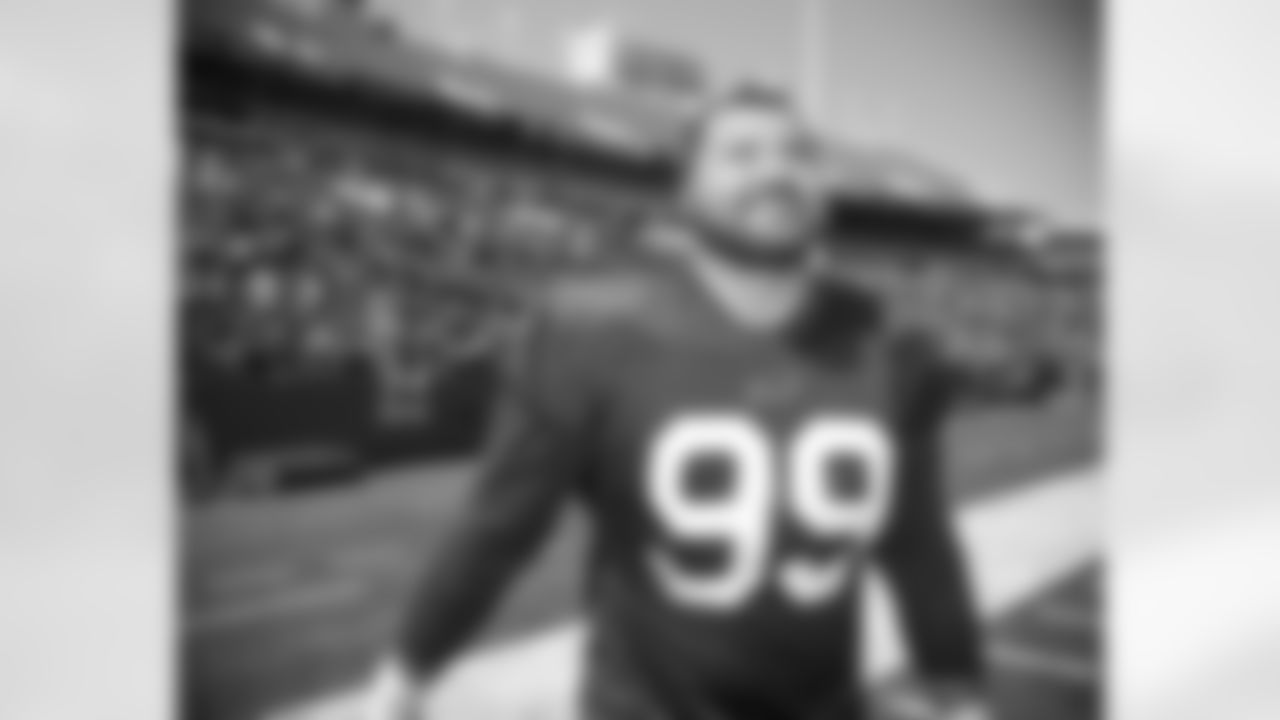 Harrison Phillips (99). Buffalo Bills Training Camp Open Practice at Highmark Stadium. July 31, 2021.
Photo by Bill Wippert
