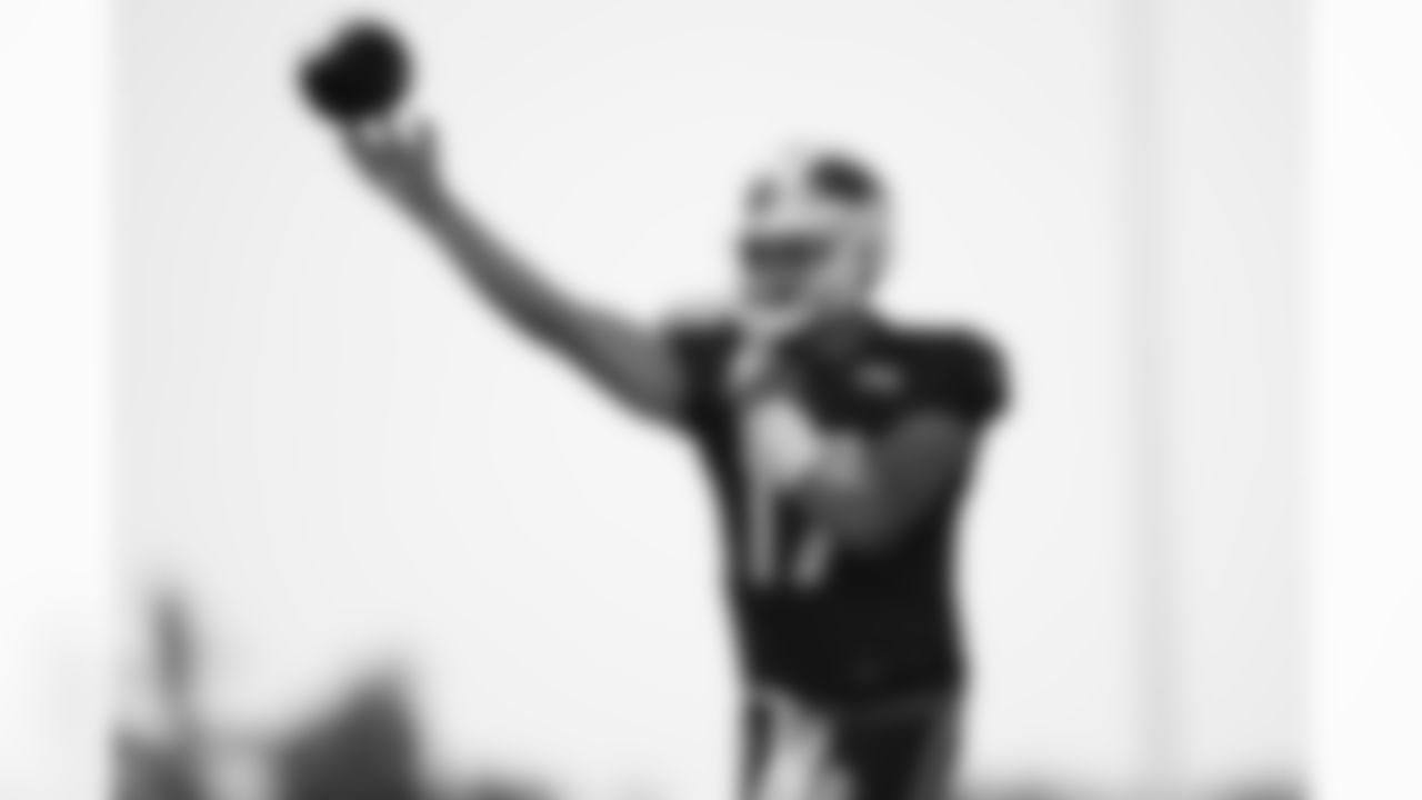 Josh Allen (17). Buffalo Bills Training Camp at One Bills Drive, August 24, 2022. Photo by Ben Green