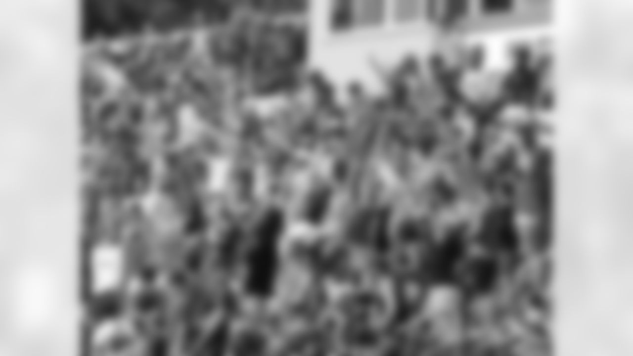 Fans at Buffalo Bills Training Camp at St. John Fisher University, August 9, 2023.