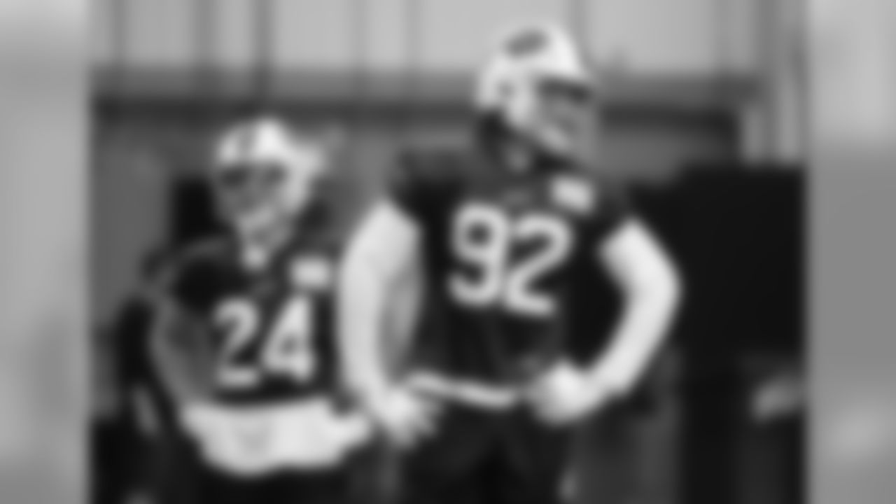 Buffalo Bills practice for Wild Card Playoff game at One Bills Drive, January 1, 2020.
Photo by Bill Wippert