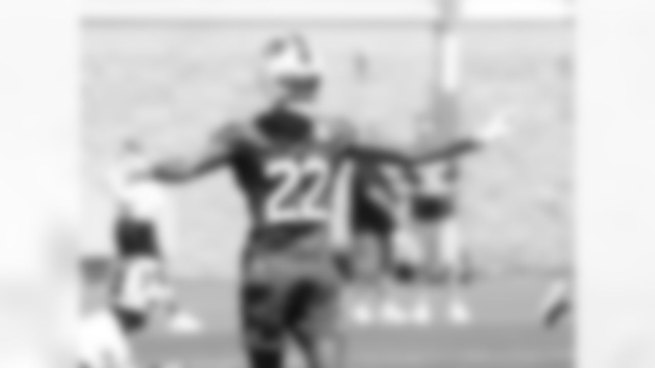 Chris Westry (22) at Buffalo Bills Rookie Camp, May 12, 2023 at One Bills Drive.