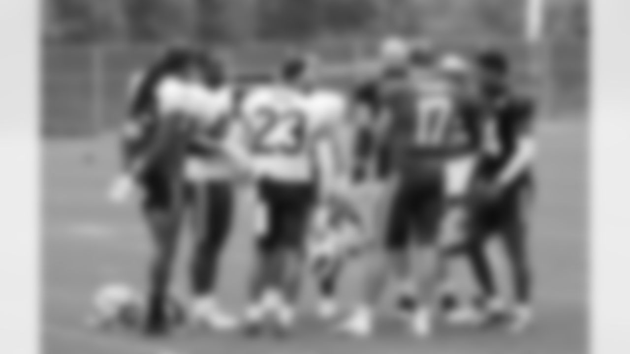 Captains. Buffalo Bills Week 1 Practice, September 4, 2022 at One Bills Drive. Photo by Bill Wippert