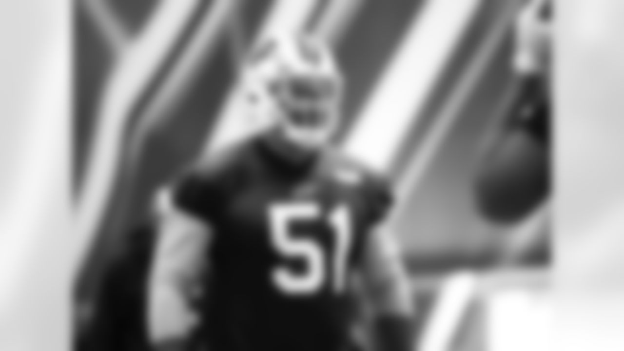 Eli Ankou (51). Buffalo Bills Week 12 practice, November 22, 2022 at One Bills Drive.