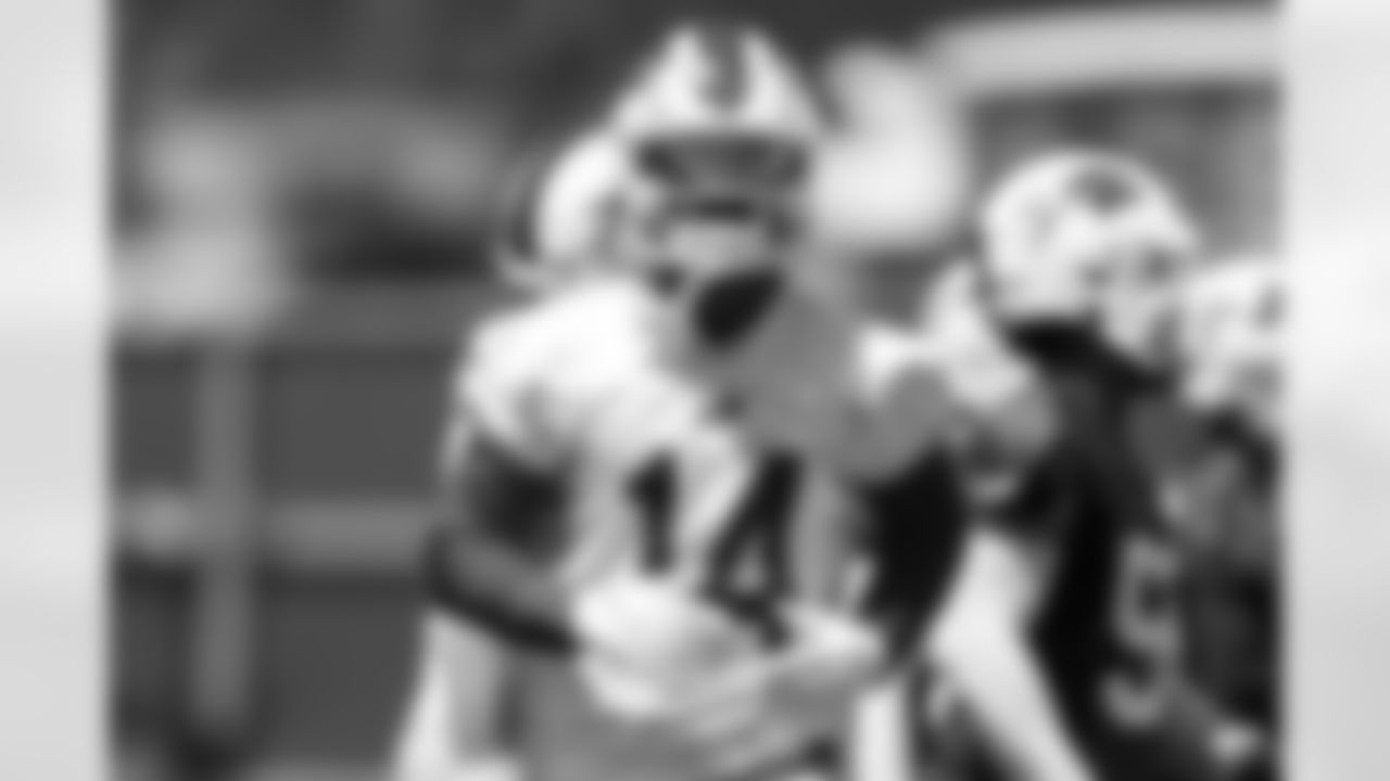Stefon Diggs (14) during Day One of Buffalo Bills Mandatory Minicamp, on June 14, 2022. Photo by Ben Green