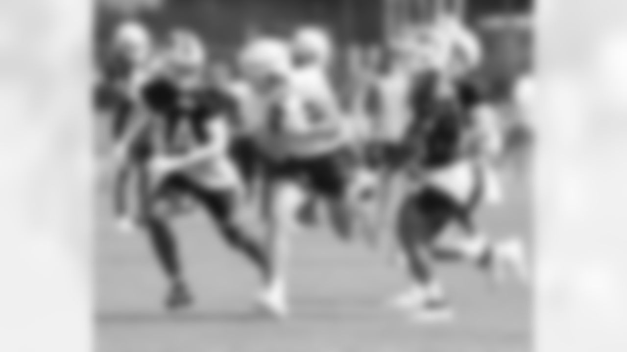 Kaiir Elam (24), Dalton Kincaid (86). Buffalo Bills Training Camp at St. John Fisher University, July 28, 2023.