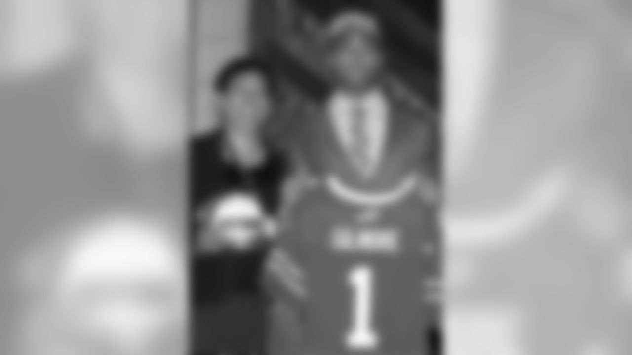 Stephon Gilmore and Mom at the 2012 draft