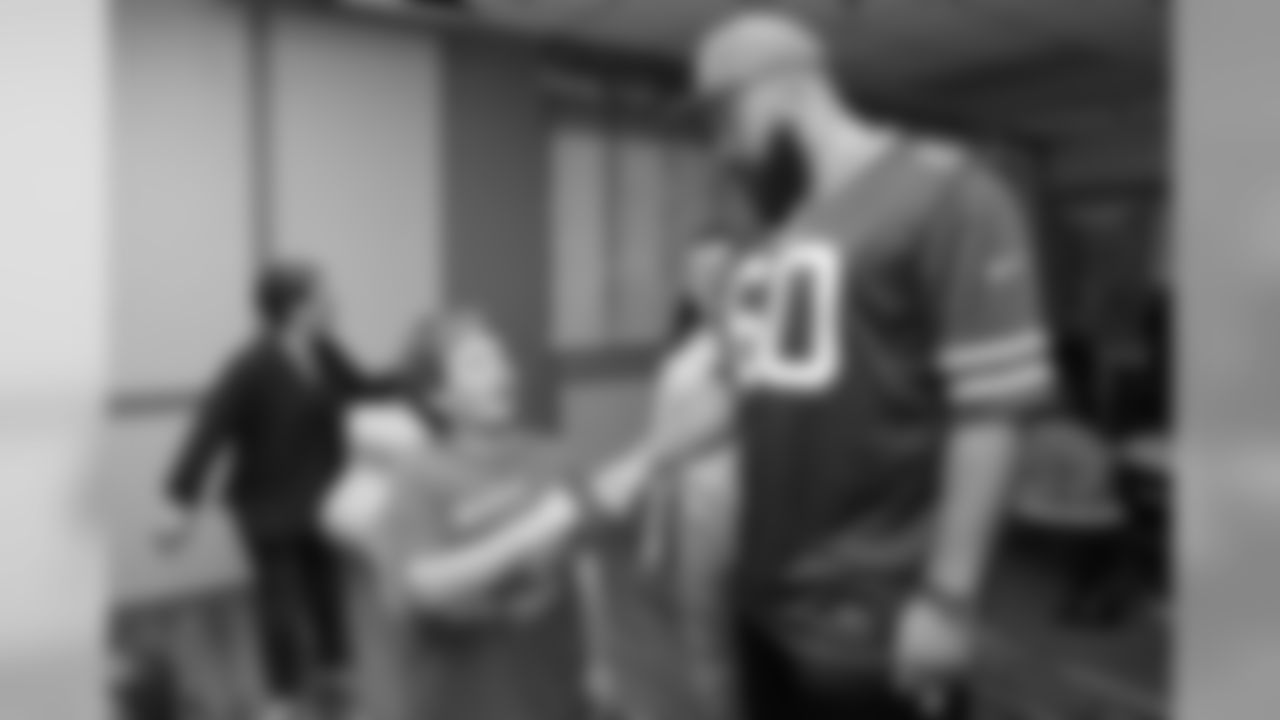 Buffalo Bills community outreach Tuesday, October 22, 2019. Photo by Sara Schmidle