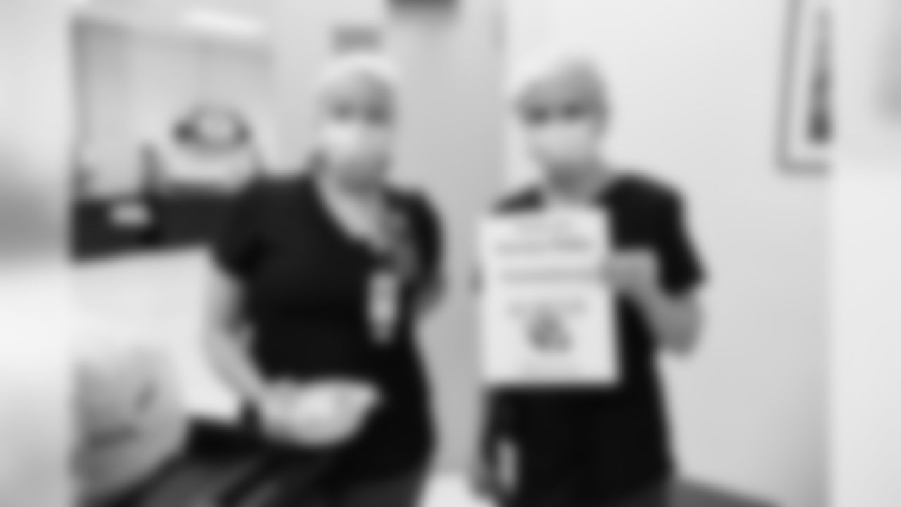 DT Harrison Phillips donated 650 meals to staff at Buffalo General Medical Center and Millard Fillmore Suburban Hospital.