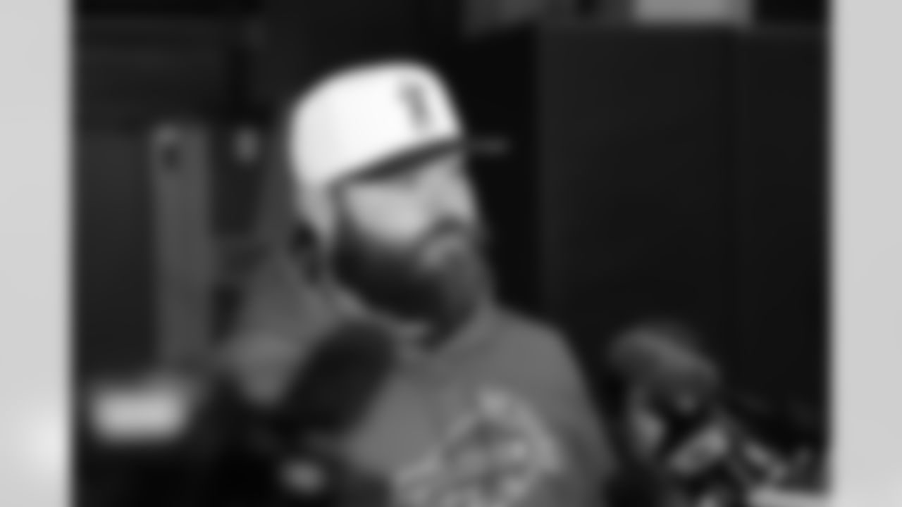 Ryan Bates at Buffalo Bills media availabilities, January 23, 2023 at One Bills Drive.