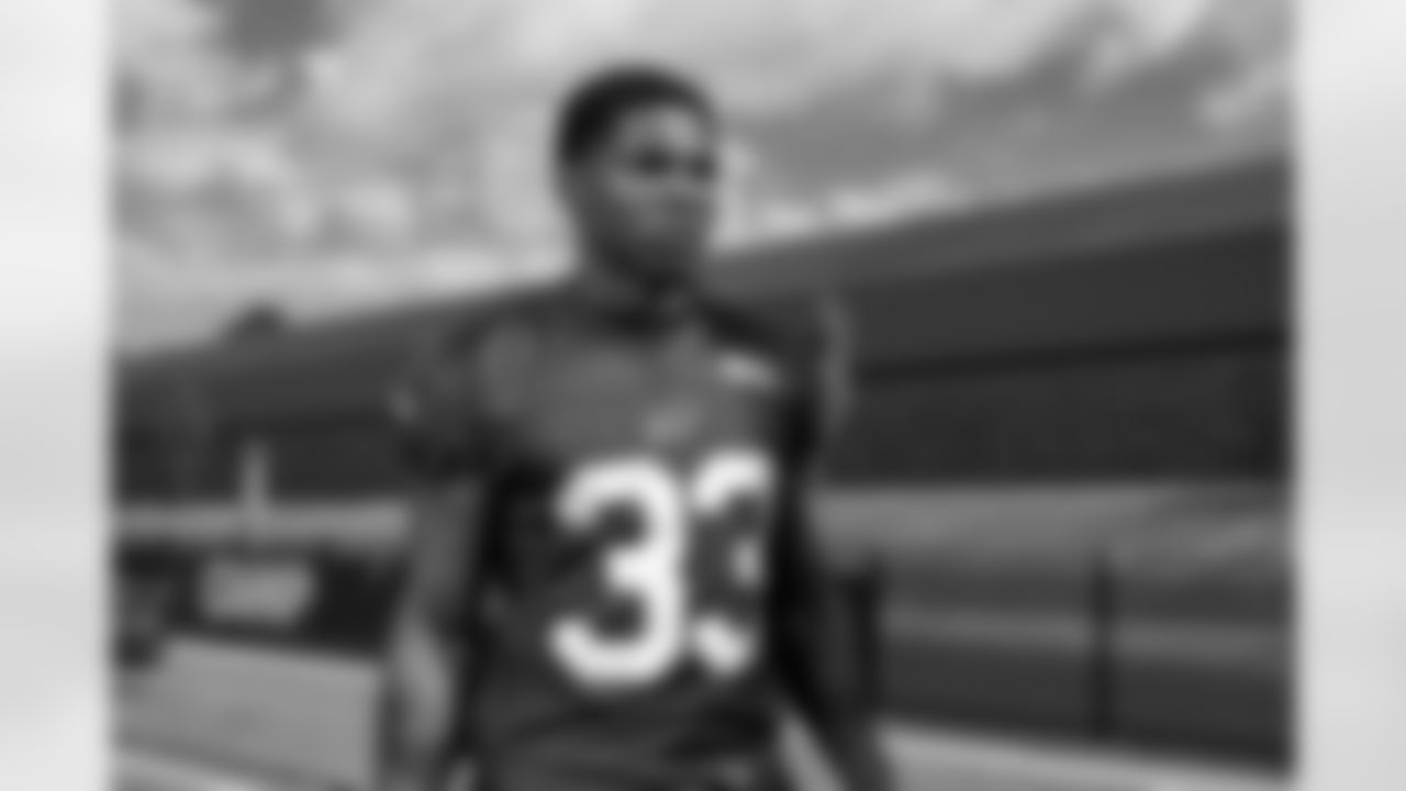 Siran Neal (33). Day Five of Buffalo Bills Training Camp at St. John Fisher July 29, 2022. Photo by Ben Green