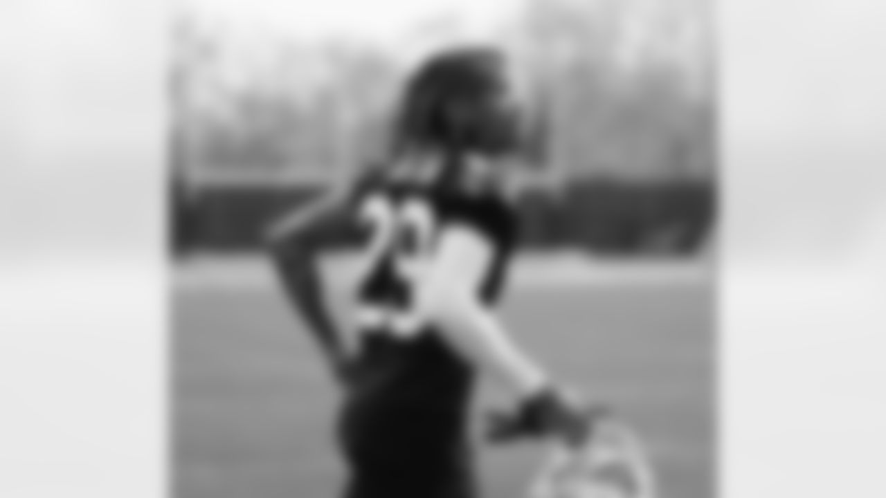 Alex Austin (29) at Buffalo Bills Rookie Camp, May 12, 2023 at One Bills Drive.