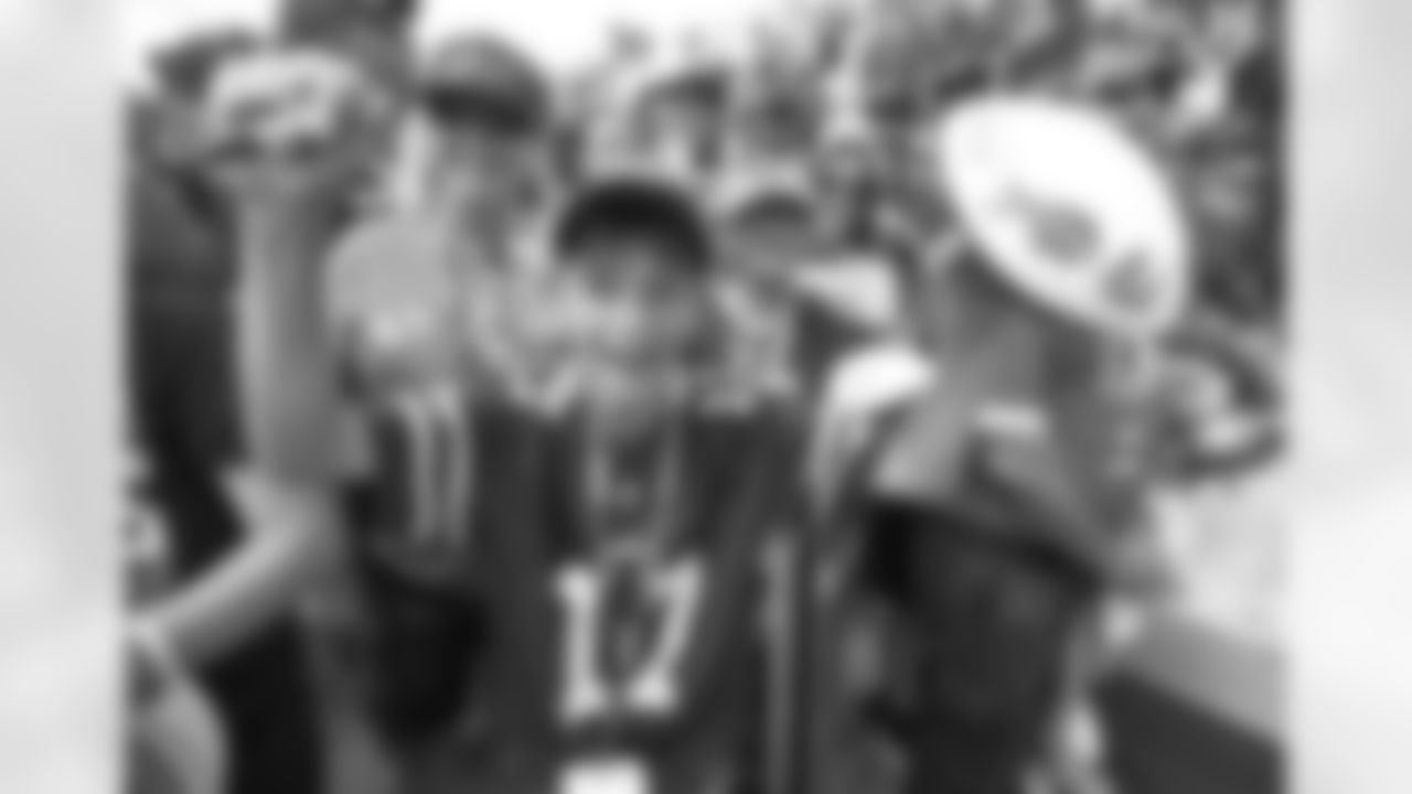 Fans at Day 15 of Buffalo Bills Training Camp at St. John Fisher, August 11, 2022. Photo by Bill Wippert