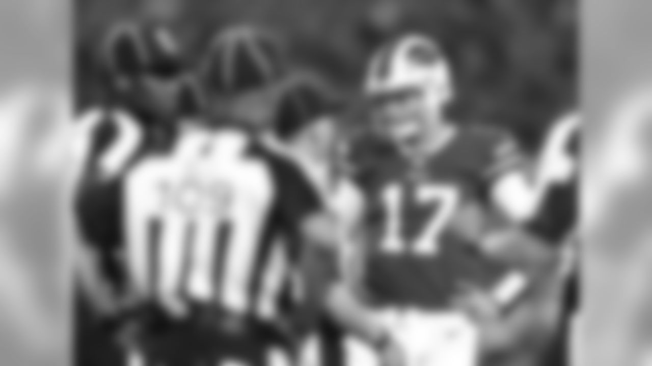Buffalo Bills quarterback Josh Allen (17) - Buffalo Bills vs Carolina Panthers at New Era Field.
Photo by Craig Melvin
August 9, 2018