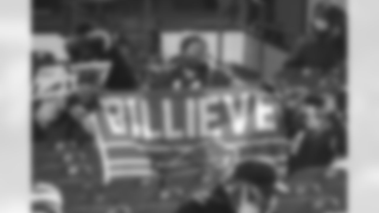 Fans in the stands. Buffalo Bills vs Baltimore Ravens, Divisional Playoff Game, January 16, 2021 at Bills Stadium.
Photo by Bill Wippert