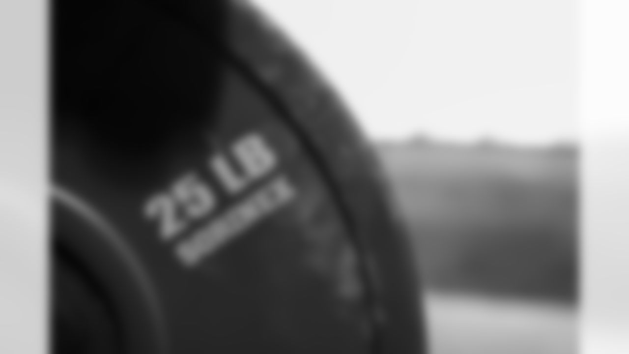 The Buffalo Bills workout at One Bills Drive, April 25, 2023 in Orchard Park, NY.