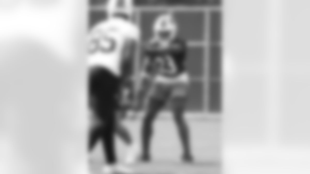 Siran Neal (33). Buffalo Bills Organized Team Activity, May 30, 2023 at One Bills Drive.