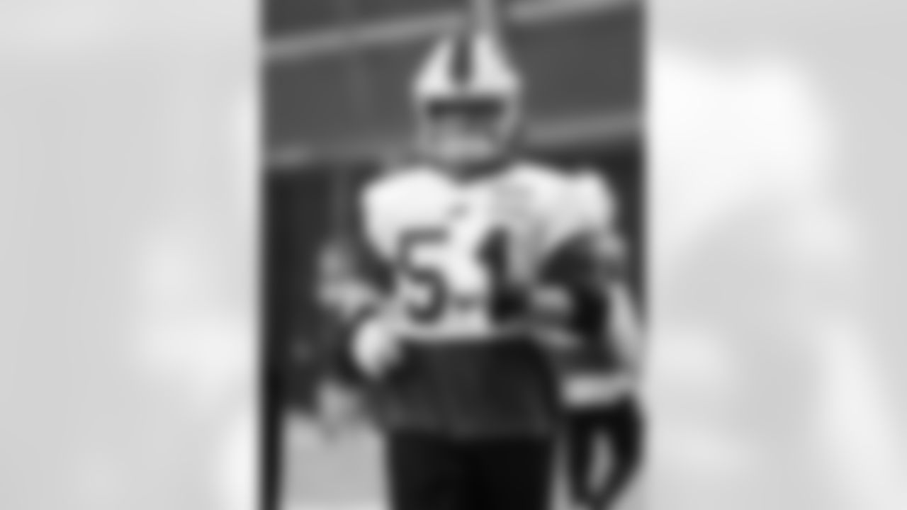 A.J. Klein (54). Buffalo Bills Divisional Playoff practice - Tuesday, January 12, 2021. Photo by Bill Wippert