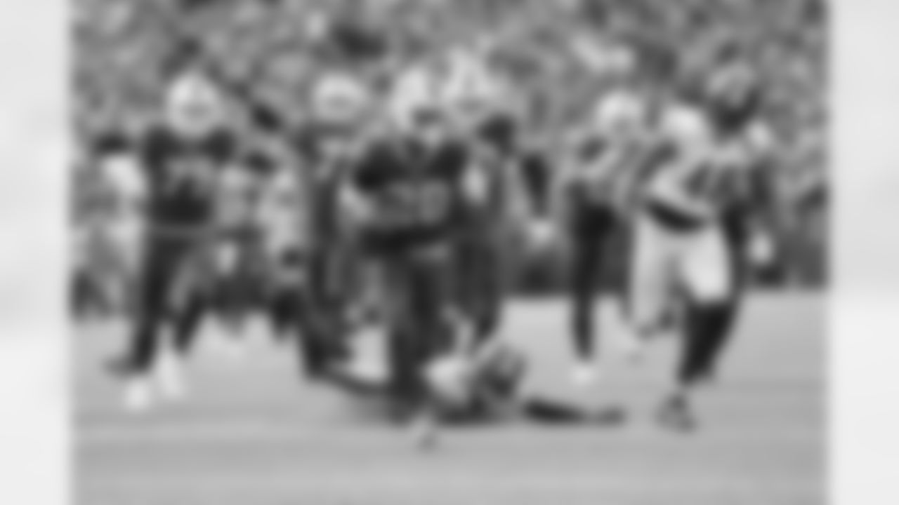 James Cook (28) touchdown run. Buffalo Bills vs Pittsburgh Steelers, Week 5, October 9, 2022 at Highmark Stadium.