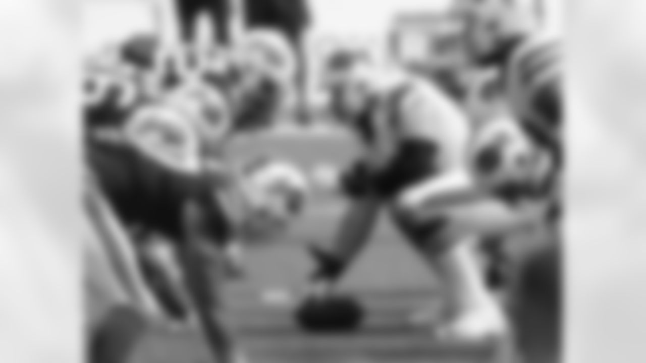 Mitch Morse (60). Buffalo Bills Training Camp scrimmage at Bills Stadium, August 27, 2020.
Photo by Bill Wippert