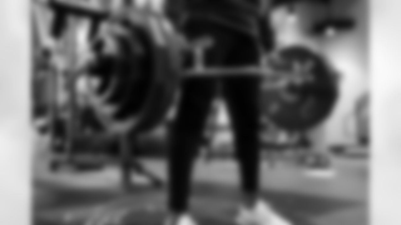 The Buffalo Bills workout at One Bills Drive, April 25, 2023 in Orchard Park, NY.
