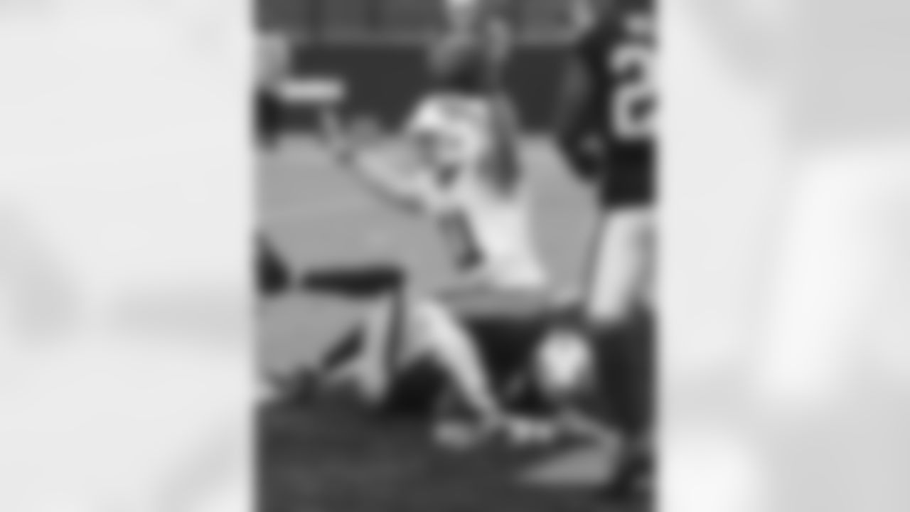Cole Beasley (11) touchdown Buffalo Bills vs Las Vegas Raiders, October 4, 2020 at Allegiant Stadium.
Photo by Bill Wippert