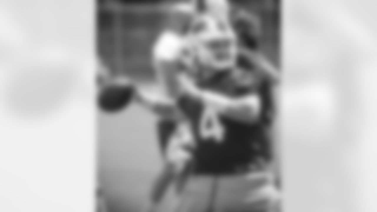 Jake Fromm (4). Buffalo Bills Organized Team Activity. June 10, 2021. Photo by Bill Wippert
