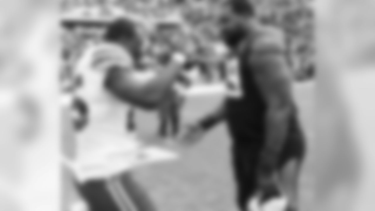 LeSean McCoy #25, RB, and Marcell Darreus