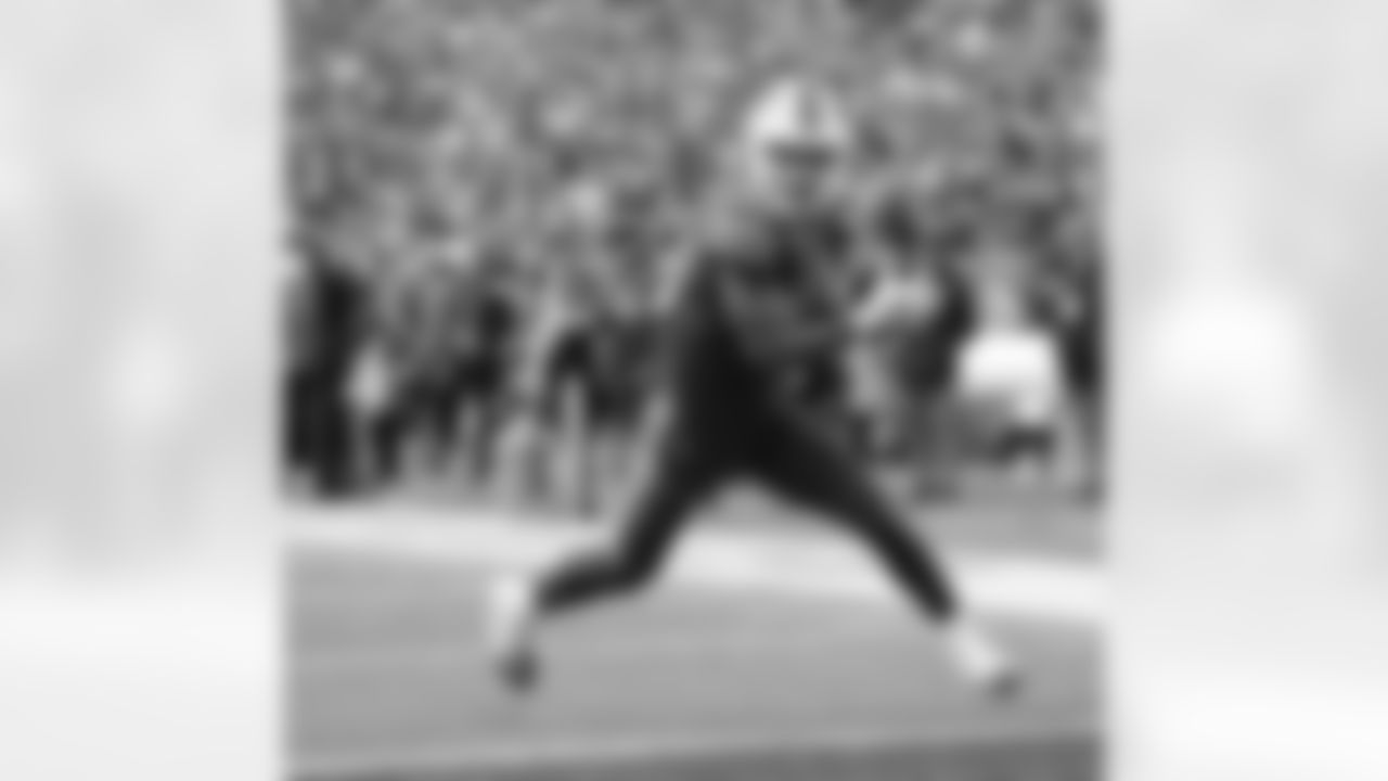 Khalil Shakir (10) first NFL TD catch. Buffalo Bills vs Pittsburgh Steelers, Week 5, October 9, 2022 at Highmark Stadium.