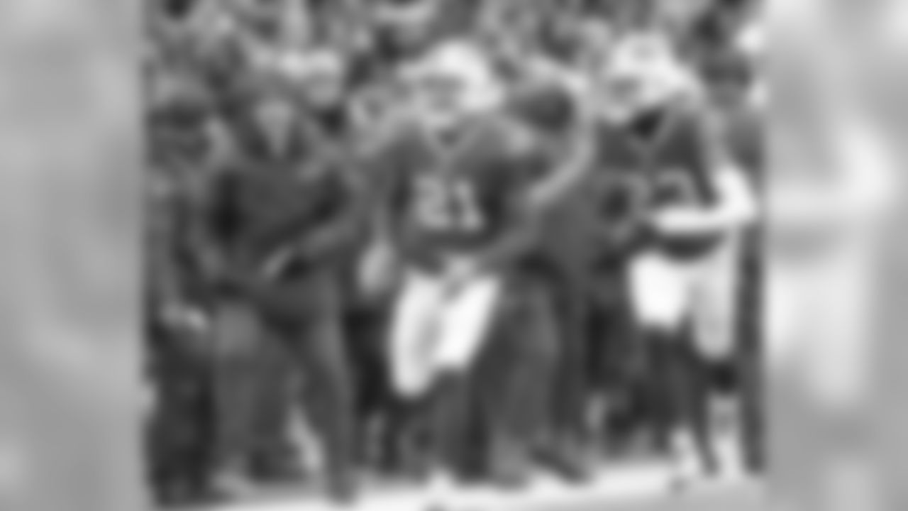 Safety Jordan Poyer (No. 21) and safety Micah Hyde (No. 23) - Week 15 vs. the Miami Dolphins