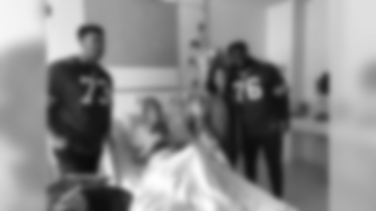 107 - John Miller and Dion Dawkins visited Oishei Children_s Hospital